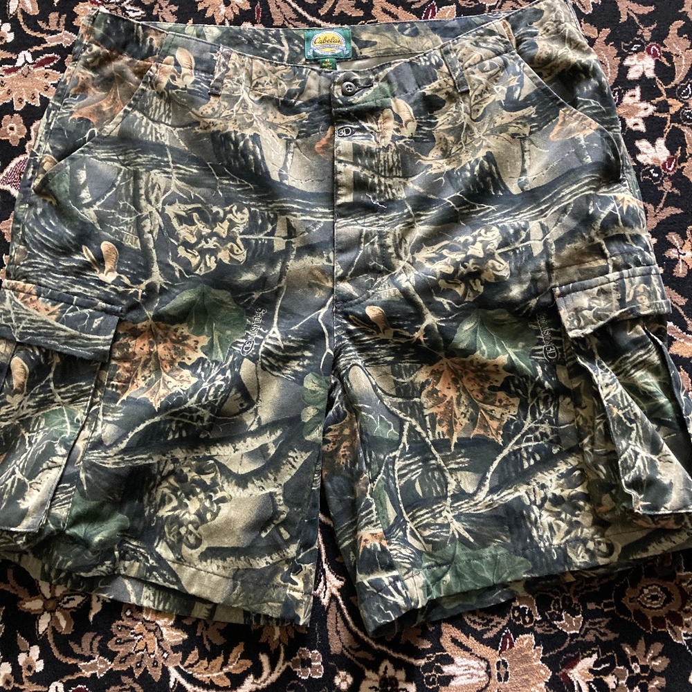 Cabela’s camo shorts